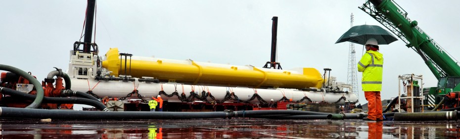 Aquamarine Power’s Oyster wave power device