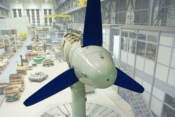 Voith Hydro 110 kW prototype (credit: Voith Hydro) Voith Hydro 110 kW prototype (credit: Voith Hydro)