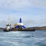 Transportation of Voith turbine to EMEC tidal test site (Credit Voith)