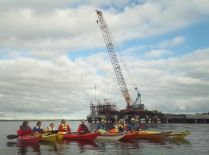 EMEC staff kayaking day out