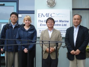Eileen Linklater with members of the Iwate Prefecture mission