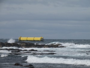 Aquamarine Power’s Oyster 800 operating just offshore
