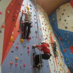 Donna, Ingrid and Peter on the wall