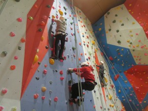 Donna, Ingrid and Peter on the wall