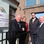 Nick, Sara, Chris and Neil at EMEC (Image: Orkney Photographic)