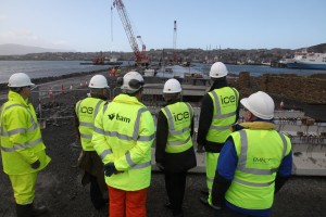The group at Copland's Dock, Stromness (Image: Orkney Photographic)