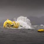 Aquamarine Power's Oyster 800 wave energy machine in operation (image: Aquamarine Power)