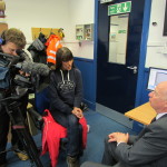 Jenny Hill interviewing Neil Kermode