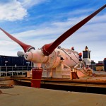 HS1000 tidal turbine at EMEC test site (Image Andritz Hydro Hammerfest)