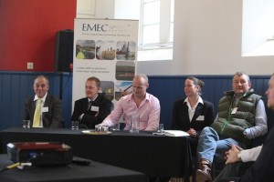 Panel discussions with EMEC wave and tidal developers (Credit: Orkney Photographic)