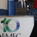 Neil Kermode closes EMEC's first Global Ocean Energy Symposium (Credit: Orkney Photographic)