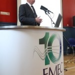 Neil Kermode closes EMEC's first Global Ocean Energy Symposium (Credit: Orkney Photographic)