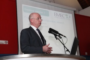 Neil Kermode closes EMEC's first Global Ocean Energy Symposium (Credit: Orkney Photographic)