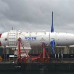 Voith's tidal turbine at Hatston Pier, Kirkwall (Image Mike Brookes-Roper, courtesy of Voith)