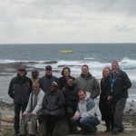 South African delegation at the Billia Croo wave test site