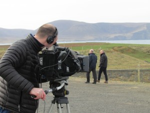 BBC Alba interviewing Neil Kermode April 2014 (EMEC)