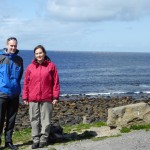 David Hytch and Dee Nunn at Billia Croo wave test site