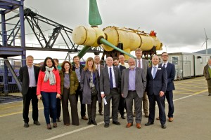 Group photo from Orkney Ocean Energy Day, June 2014, jointly hosted by EMEC and Ocean Energy Europe (Credit Orkney Photographic)