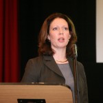 Sian speaking at the Orkney Ocean Energy Day Seminar in June 2014 (Credit Orkney Photographic)