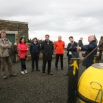 Tour at EMEC's onshore facilities at Billia Croo wave test site, Orkney Ocean Energy Day (Credit Orkney Photographic)