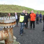 Tour of Aquamarine Power's power plant at Billia Croo, Orkney Ocean Energy Day (Credit Orkney Photographic)