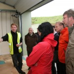 Tour of Aquamarine Power's power plant at Billia Croo, Orkney Ocean Energy Day (Credit Orkney Photographic)