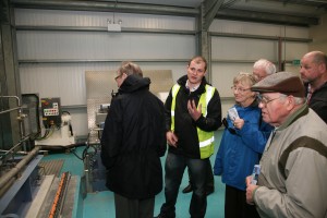 Tour of Aquamarine Power's power plant at Billia Croo, Orkney Ocean Energy Day (Credit Orkney Photographic)