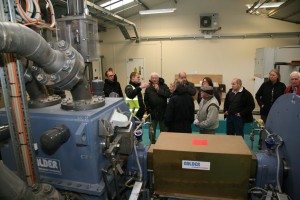 Tour of Aquamarine Power's power plant at Billia Croo, Orkney Ocean Energy Day (Credit Orkney Photographic)