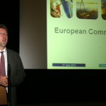 Paul Verhoef, European Commission, speaking at the Orkney Ocean Energy Day (Credit Orkney Photographic)