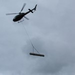 Radar antenna being transported from Billia Croo to Black Craig (Credit EMEC)