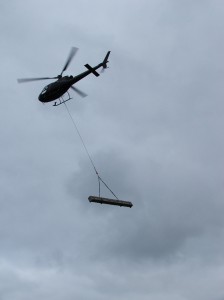 Radar antenna being transported from Billia Croo to Black Craig (Credit EMEC)