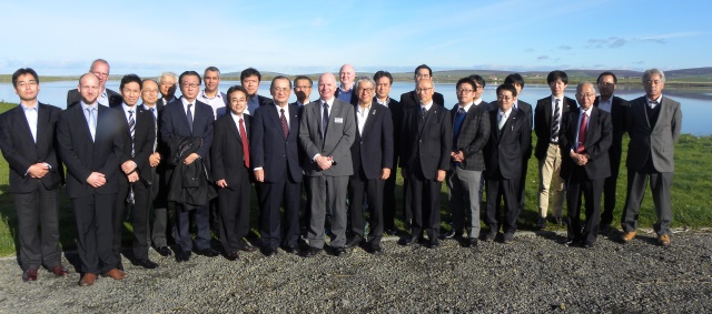 Nagasaki Marine Industry Cluster Promotion Association visit to EMEC, Orkney (October 2015)