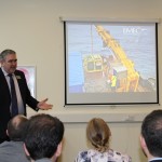 EMEC's Stuart Baird updates delegates on the challenges and successes of EMEC's integrated monitoring pod: International WaTERS workshop, ICOE 2016