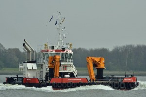 Scotmarine’s MV Orcadia II workboat used for all modular anchor deployments (Credit: Scotrenewables)