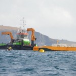 Green Marine install Wello Penguin at EMEC Billia Croo wave test site (Credit: Green Marine)