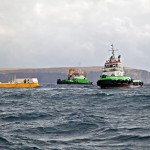 Green Marine install Wello Penguin at EMEC Billia Croo wave test site (Credit: Colin Keldie)