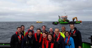 European Commission and Ocean Energy Europe visit Wello Penguin at EMEC wave test site, Billia Croo (Credit: EMEC)