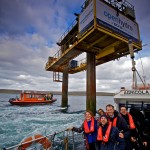 European Commission boat trip to OpenHydro, EMEC Fall of Warness test site (Credit: Colin Keldie)