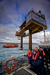 European Commission boat trip to OpenHydro, EMEC Fall of Warness test site (Credit: Colin Keldie)