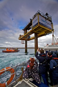 European Commission boat trip to OpenHydro, EMEC Fall of Warness test site (Credit: Colin Keldie)