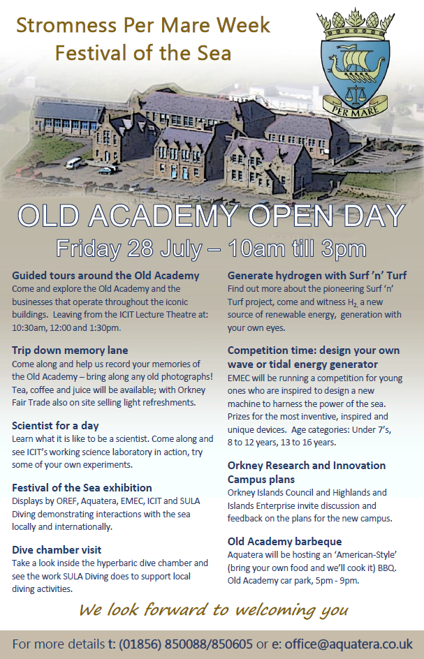 Per Mare Festival of the Sea: Old Academy Open Day