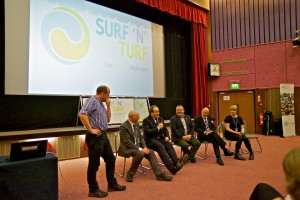 Orkney's Hydrogen Future Seminar with Paul Wheelhouse and Surf n Turf project partners (Credit Colin Keldie)