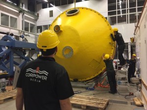 CorPower Composte Bouy (Courtesy of CorPower Ocean)