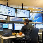 CorPower Control Centre with SCADA controlling the wave device during rig-testing. Credit CorPower