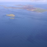 20060324 Aerial view of EMEC tidal test site at the Fall of Warness (Credit Aquatera)