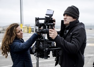 Ice on Fire director Leila Conners and director of photography Harun Mehmedinovic