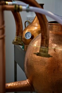 Stills inside the Orkney Distillery (Credit Orkney Distilling Ltd)