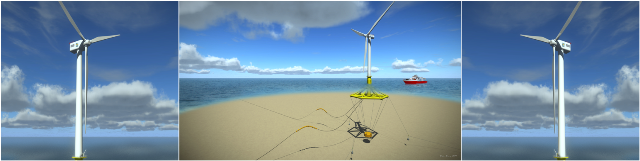AFLOWT floating wind project (Credit SAIPEM)