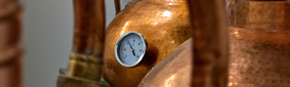 Stills in The Orkney Distillery (Credit Orkney Distilling Ltd)