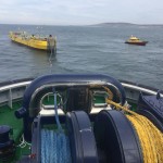 ATIR installation at Fall of Warness, view from Thor tug (copyright Orkney Harbour Authority)